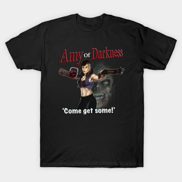 Amy of Darkness T-Shirt by The Sauntered Man